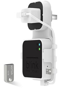 256gb usb flash drive and outlet wall mount for blink sync module 2, save space and easy move mount bracket holder for blink outdoor indoor security camera (blink sync module 2 is not included)