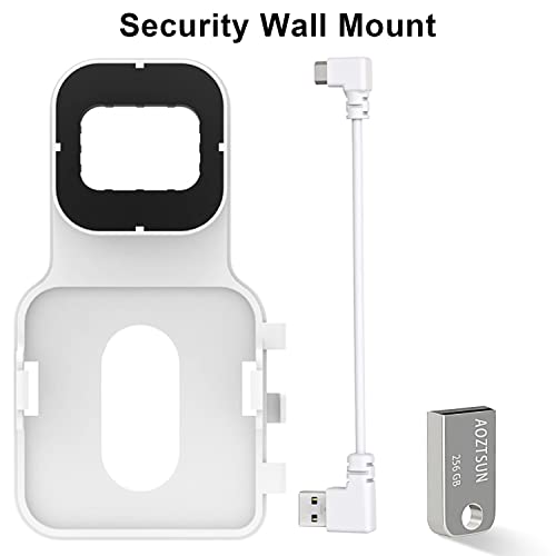 256GB USB Flash Drive and Outlet Wall Mount for Blink Sync Module 2, Save Space and Easy Move Mount Bracket Holder for Blink Outdoor Indoor Security Camera (Blink Sync Module 2 is NOT Included)