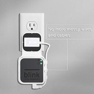 256GB USB Flash Drive and Outlet Wall Mount for Blink Sync Module 2, Save Space and Easy Move Mount Bracket Holder for Blink Outdoor Indoor Security Camera (Blink Sync Module 2 is NOT Included)