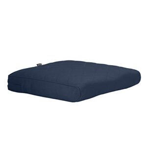 Classic Accessories Montlake FadeSafe Water-Resistant 42 x 18 x 3 Inch Outdoor Quilted Bench Cushion, Patio Furniture Swing Cushion, Navy, Patio Loveseat Cushion