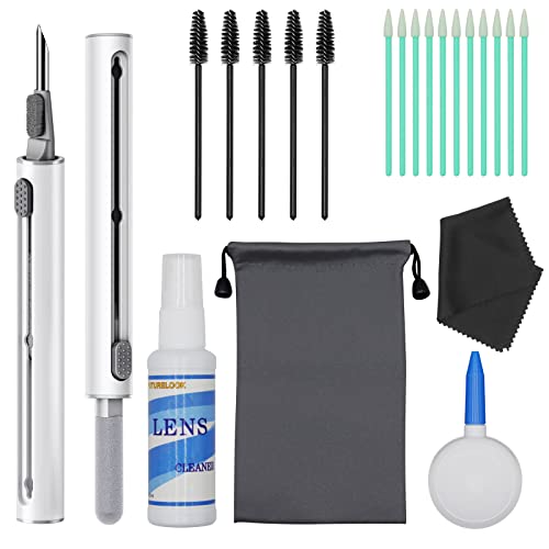 Cleaner kit for Airpods, Airpod Pro Cleaning Pen Soft Brush for Airpods Pro 1 2, 20pcs Earbuds Cleaning kit for Phone Charging Port,Earphones,Earbuds, Laptop,Smartwatch,Camera Lens