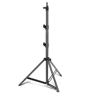 GreatLPT 75'' Light Stand Extendable, Photography Tripod Stand Metal Portable Tripod Stand Perfect for Ring Light, Softboxes, Video Lights, Camera