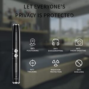 Hidden Camera Detectors,Camera Detector spy Camera Finder， Anti Spy Detector, Bug Detector,Privacy Protector, 5 Levels Sensitivity, 3 Professional Modes, Listening Device Detector, RF Signal Detector