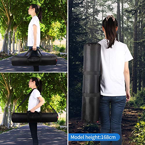 HEMMOTOP Tripod Carrying Case Bag 31.5x7x7in/80x18x18cm Heavy Duty with Storage Bag and Shoulder Strap Padded Carrying Bag for Light Stands, Boom Stand, Tripod,Mic Stand and Tent Pole