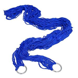 ABlevel Outdoor Camping Survival Cord Garden Hammock Nylon Rope Sleeping (Blue)