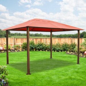 Garden Winds Valencia Gazebo Replacement Canopy Top Cover - RipLock 500