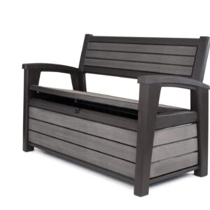 KETER Hudson Bench Outdoor Storage Box 227 Litres