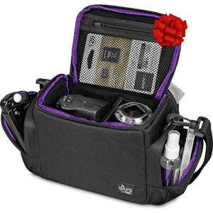 altura photo small camera bag & camera case – dslr & mirrorless premium camera bag for nikon, canon, sony, fuji & more – heavy duty, portable, & convenient – shoulder strap included