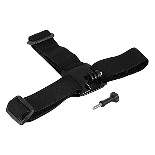 Sametop Head Strap Mount Compatible with GoPro Hero 11, 10, 9, 8, Hero 7 Black, 7 Silver, 7 White, Hero 6, 5, 4, Session, 3+, 3, 2, 1, Hero (2018), Fusion, Max, DJI Osmo Action Cameras