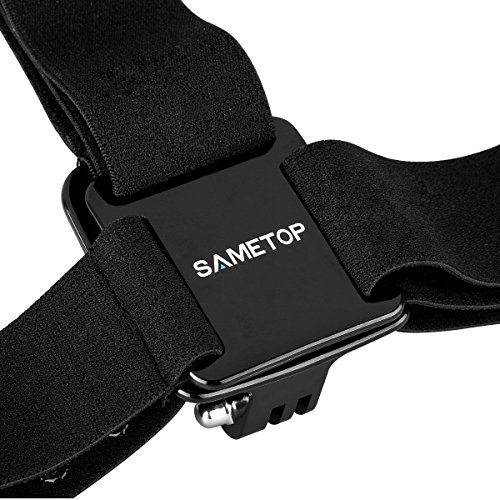 Sametop Head Strap Mount Compatible with GoPro Hero 11, 10, 9, 8, Hero 7 Black, 7 Silver, 7 White, Hero 6, 5, 4, Session, 3+, 3, 2, 1, Hero (2018), Fusion, Max, DJI Osmo Action Cameras