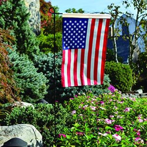 U.S. Garden Flag 11" x 15" Knit Printed Polyester 100% Made in U.S.A. Sleeved