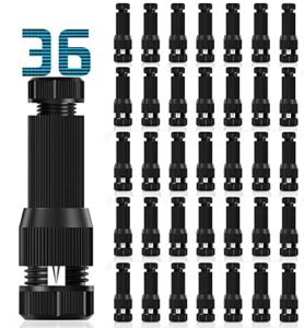 fntek 36 pack low voltage landscape light wire connector outdoor 14-20 gauge cable connectors for landscape path lights work with malibu paradise moonrays and more