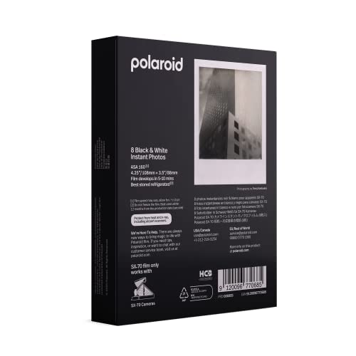 Polaroid B&W Film for SX-70 (6005)