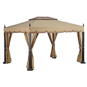 Garden Winds Replacement Canopy Top Cover for Home Depot's Mediterra Gazebo (10'x12)