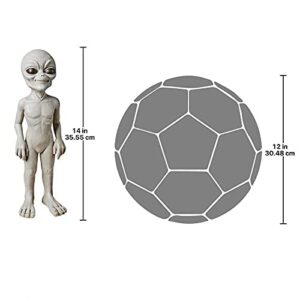 Design Toscano The Out-of-this-World Alien Extra Terrestrial Statue: Small