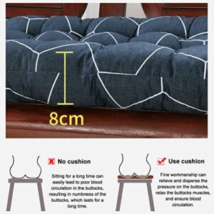 XYXH Garden Bench Seat Cushions, Thicken Patio Bench Cushion, Swing Chair Cushion Seat Pads, for Indoor/Outdoor Hanging Chair Cushion (Style 2 45x150cm)