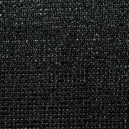 Shatex 90% Shade Fabric Sun Shade Cloth with Grommets for Pergola Cover Canopy Black (10X22ft), 12 Bungee Balls