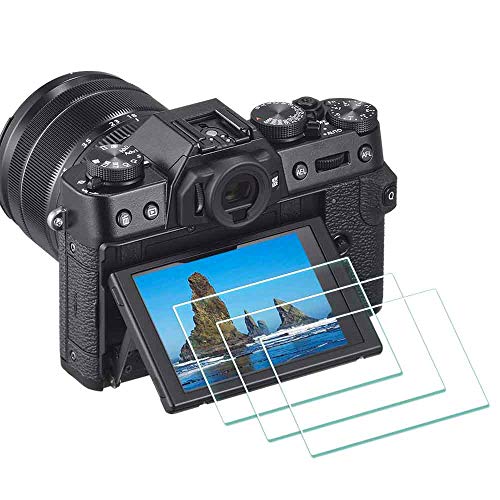 ULBTER X-S10 Screen Protector for Fujifilm X-T30 X-T20 X-T10 X-E3 Fuji X-S10 X-T30 XF10 X-T100 X-A1 X-A2 Digital Camera, 0.3mm 9H Hardness Tempered Glass Flim Anti-Scrach Anti-Fingerprint -3 Pack