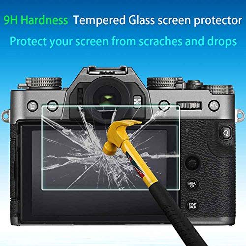 ULBTER X-S10 Screen Protector for Fujifilm X-T30 X-T20 X-T10 X-E3 Fuji X-S10 X-T30 XF10 X-T100 X-A1 X-A2 Digital Camera, 0.3mm 9H Hardness Tempered Glass Flim Anti-Scrach Anti-Fingerprint -3 Pack