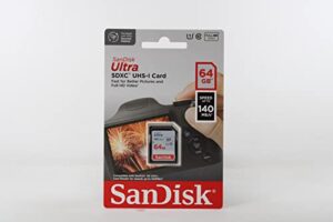 sandisk ultra 64gb 2‑pack sdxc uhs-i class 10 memory card