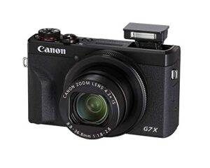 canon powershot digital camera [g7 x mark iii] with wi-fi & nfc, lcd screen and 4k video – black (renewed)