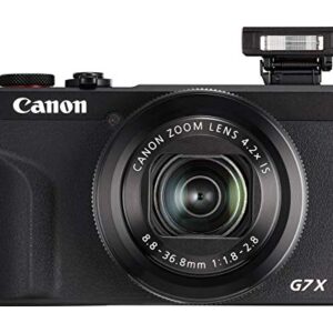 Canon PowerShot Digital Camera [G7 X Mark III] with Wi-Fi & NFC, LCD Screen and 4K Video - Black (Renewed)