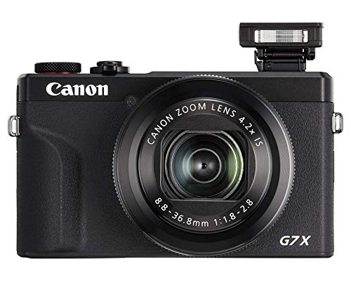 Canon PowerShot Digital Camera [G7 X Mark III] with Wi-Fi & NFC, LCD Screen and 4K Video - Black (Renewed)