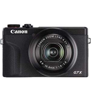 Canon PowerShot Digital Camera [G7 X Mark III] with Wi-Fi & NFC, LCD Screen and 4K Video - Black (Renewed)