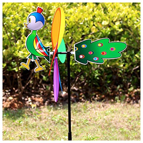 Tuxiaobu 6 Pcs Garden Pinwheels - 6 Styles Windmill for Yard Garden Decor - Kindergarten Children's Gifts Whimsical Baby Gifts for Garden Party Lawn Décor