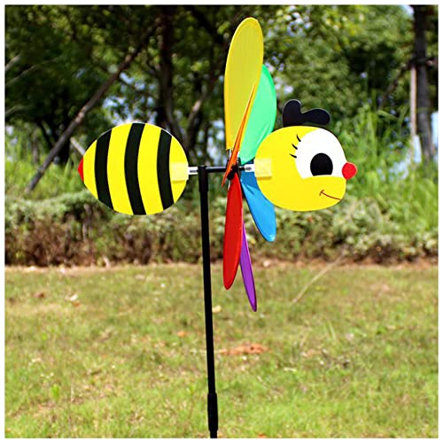 Tuxiaobu 6 Pcs Garden Pinwheels - 6 Styles Windmill for Yard Garden Decor - Kindergarten Children's Gifts Whimsical Baby Gifts for Garden Party Lawn Décor