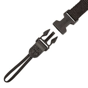 OP/TECH USA Super Classic Strap - UNI Loop - Padded Neoprene Neck Strap with Control-Stretch System and Quick Disconnects (Black)