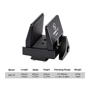 SUNWAYFOTO SM-76 Saddle Mount Rifle Adapter for Tripod Arca Swiss QR Plate