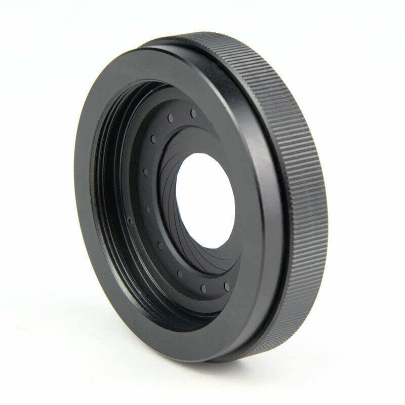 Adjustable 1.5-26mm Iris Diaphragm M30 to M37 Camera Lens Module Adapter Ring