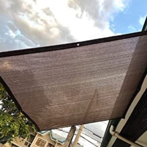 Abrotain Sun Shade Sail Outdoor Shade Cloth 6'6"x9'9" Patio Privacy Screen Fabric Shade Canopy Sunshade UV Block for Patio Pergola Backyard Lawn Garden Outdoor Activities