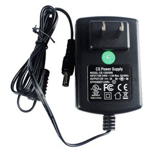 [ul certified] ac 100-240v to dc 12v 2a power supply adapter, plug 5.5mm x 2.1mm for cctv camera dvr nvr led light strip ul listed fcc