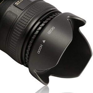 58mm Digital Tulip Flower Lens Hood for Canon Rebel T5, T6, T6i, T7i, T8i, EOS 80D, EOS 90D, EOS 77D, SL3 Cameras with Canon EF-S 18-55mm is STM Lens