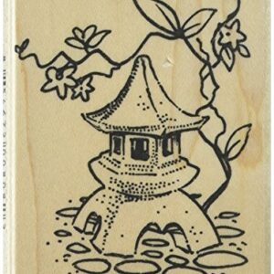 Stamps by Impression Japanese Lantern Garden Ornament Rubber Stamp, 2.25" x 3"
