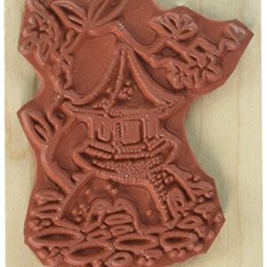 Stamps by Impression Japanese Lantern Garden Ornament Rubber Stamp, 2.25" x 3"