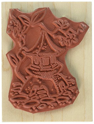 Stamps by Impression Japanese Lantern Garden Ornament Rubber Stamp, 2.25" x 3"