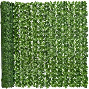 dearhouse artificial ivy privacy fence, 177.2×78.7inch artificial hedges fence and faux ivy leaf decoration for outdoor decor, home, garden decor