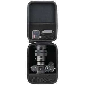 aenllosi hard carrying case compatible with sony alpha 7 iv/sony ilce7m3b full frame camera