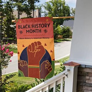 Black History Month Garden Flags For Outside Decorations Garden Decor Welcome Home Sign Yard Flag 12x18 Double Sided