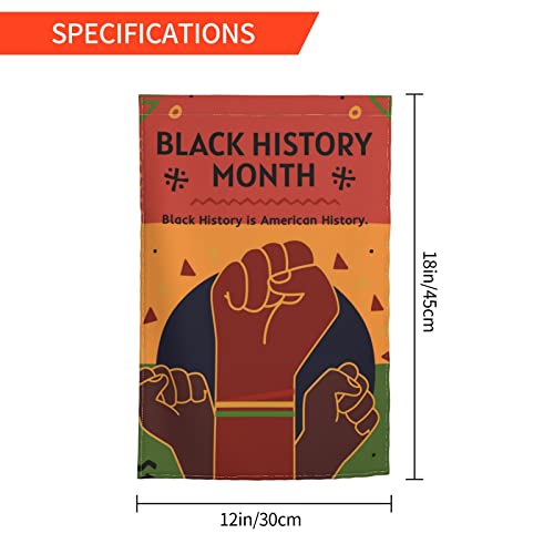 Black History Month Garden Flags For Outside Decorations Garden Decor Welcome Home Sign Yard Flag 12x18 Double Sided