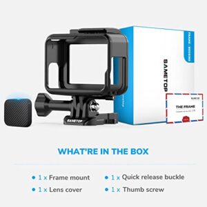 Sametop Case Housing Frame Mount Compatible with GoPro Hero 7, 6, 5, Hero (2018) Cameras