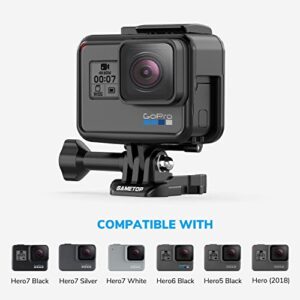 Sametop Case Housing Frame Mount Compatible with GoPro Hero 7, 6, 5, Hero (2018) Cameras