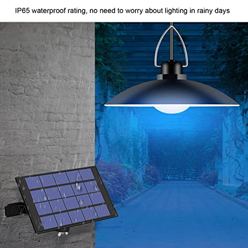 Solar Ceiling Light, Hanging Solar Light, Solar Pathway Light, LED Solar Lamp with Solar Panel IP65 Waterproof Ceiling Lamp Garden Light for Outdoor Courtyard