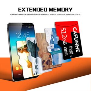 512GB Micro SD Card with a Sd Adapter Fast Speed SDXC TF Card Class 10 Memory Card for Android Smartphone,Digital Camera,Tablet and Drone