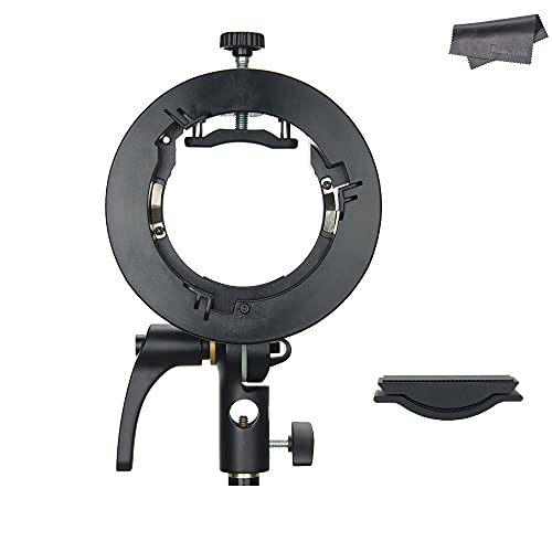 Godox S2 Speedlite S-Type Bracket, Speedlight Bowens Mount Compatible with Godox Camera Flash, V1 AD200Pro AD400Pro AD200 V860II TT685 TT600 TT350, Precise Tilt Control, Umbrella Mount Slot