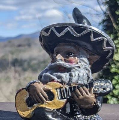 John Bernard & Company Mariachi Band Shelf Sitter Gnomes Statue Set of 3, 6 inches H, Includes Guitarist, Violinist, Trumpet Player, Funny Home or Garden Décor…. La Fiesta Collection