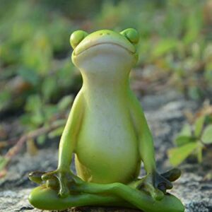 Gemmia Miniature Fairy Garden Frog Statue- It's a New Day